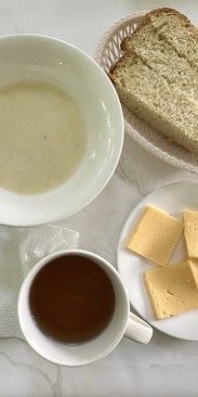 1 апта 1 күн.Сүтті күріш ботқасы тәтті шай